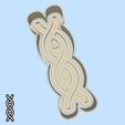 49-1.jpg Science and technology cookie cutters - #49 - DNA chain