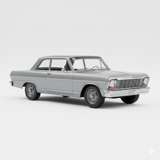 Chevrolet Nova (1962) car model kit STL, lowrider car STL, Japanese sports car STL, 2010 supercar STL, drag car STL, 1:10 car STL, street scene diorama STL, assembly car STL, rally car STL, cyberpunk car STL, stance car STL, 1:32 car STL, roadster STL, 4x