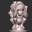 monkey170.jpg Three Wise Monkeys 3D model