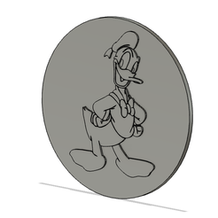 donald-duck-coster-1.png STL-Datei Donald Duck Untersetzer kostenlos・Vorlage für den 3D-Druck zum herunterladen