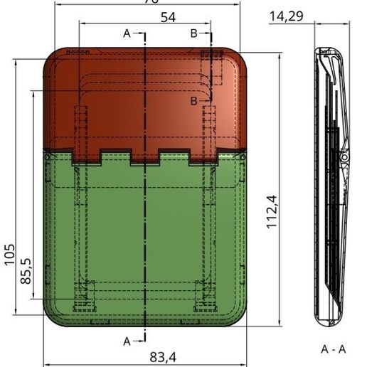 Plan ensemble.jpg Credit card and identity card wallet