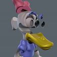 Daisy-Duck-Assembled.jpg Daisy Duck (Easy print and Easy Assembly)