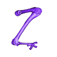 Leg_MacowL.stl Fichier STL gratuit Squelette d'airains d'oiseaux・Modèle à télécharger et à imprimer en 3D