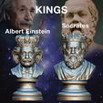 tyu7iuyiuyi.png Philosophers & Scientists Chess Set – 3D Printable STL/OBJ (12 Unique Bust Pieces + Board)