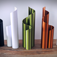 funstl-vase-ribbon-wave-picture-horizontal.png FUNSTL - Vase Duo Wave Ribbon, Modern design 3MF
