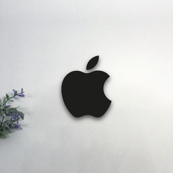 APPLE.png APPLE LOGO IPHONE WALL ART 2D WALL DECORATION