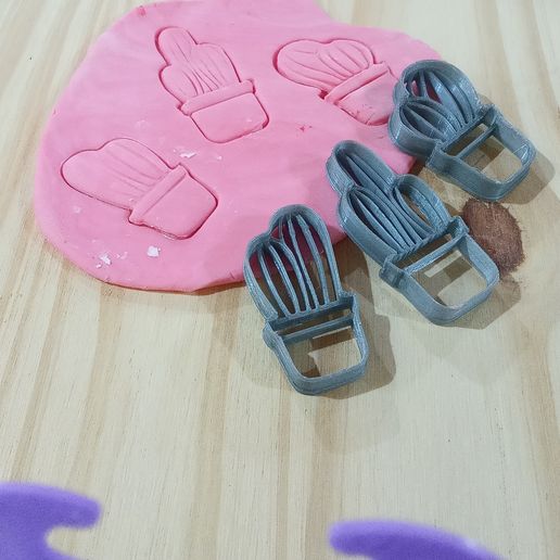 cactus Cutter Cookie SET OF 2 - 3D model önizlemesi