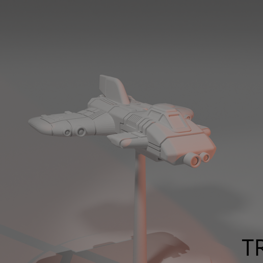 🛩️ Battletech - Transgressor - TR-13・Free STL File for ・Cults