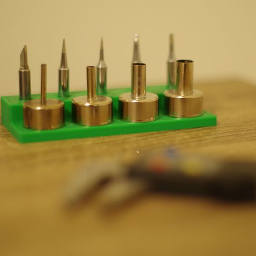 Soldering tip and nozzle holder 3D model