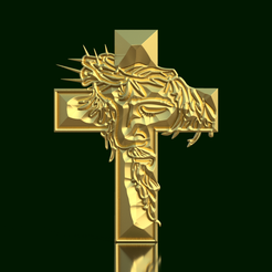 Jesus-Cruz.png Carved Face of Jesus on the Cross - Symbol of Hope and Redemption