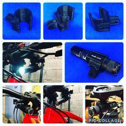 A88B9B38-F646-4C50-9E04-3BBEA9ADDFC9.jpg STL file Lamp holder for GoPro mount・3D printer design to download