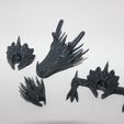 IMG_2807.jpg articulated and modular scaly dragon / without stand / STL