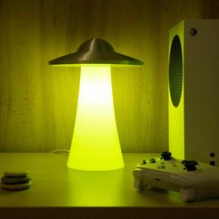 2.jpg STL file Ufo Table Lamp・3D printing template to download, alessiopilodesign