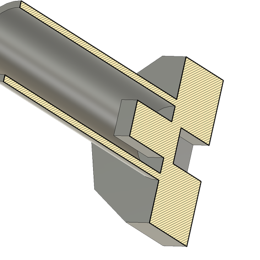 8mm long socket wrench shield 3D model