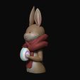 FirstEaster2.jpg Easter Rabbit with egg 3d digital file