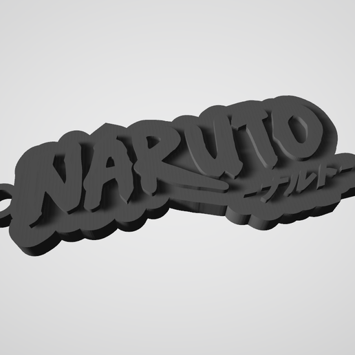 STL file Keychain Naruto・3D printer design to download・Cults