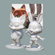 IMG_5365.png (Zootopia collection) Judy hopps and nick Figure and keychain