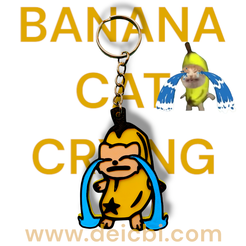 PhotoRoom-20230605_171131.png Banana Cat Crying Keychain