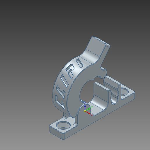 Cable clip with joint, Cable clip with joint "CLIPI" 3D model