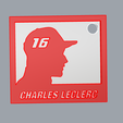 Charles.png Key ring with Charles Leclerc profile