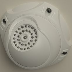 Render-1A.jpeg Archivo STL Cámara CCTV・Diseño de impresora 3D para descargar
