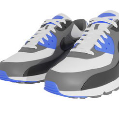 untideed.png Fichier STL NIKE AIRMAX 90・Modèle à télécharger et à imprimer en 3D
