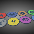 Pokemon-Coasters.png Набор подставок Pokemon Energy Coasters Bundle