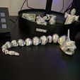 Onix - Pokémon articulé Flexi avec mâchoire mobile (impression en place, pas de supports)