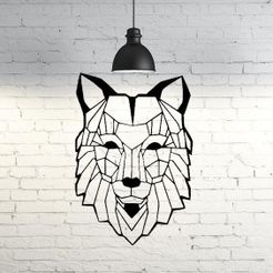 58.Wolf5.JPG Wolf VII Wall Sculpture 2D