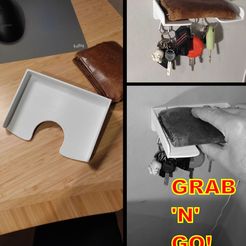 5cb2e82c-c8f1-41c7-838d-93bcfc94346e.jpg Бесплатный 3D файл Полка для бумажника и ключей・Дизайн для загрузки и 3D-печати