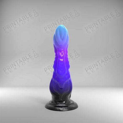 Anal/Vaginal Dildo - The Underwater Nightmare STL File for Cults