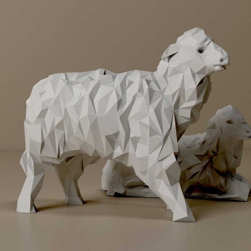 OVEJAS2.jpg Nativity - Crib LOW POLY - PART 3