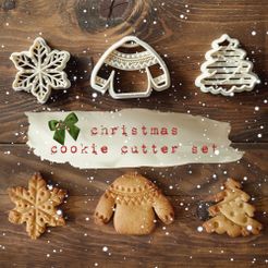 11.jpg STL file Christmas Cookie Cutter Set・3D printer model to download