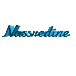 Nassredine.jpg Файл STL Nassredine・3D-печать дизайна для загрузки