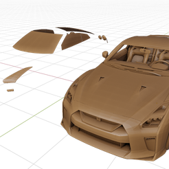 1.png Archivo STL Nissan GT R・Plan de impresora 3D para descargar