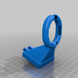 ventil_extrudeur_ss_support.png 40mm Fan Duct for Prusa i3