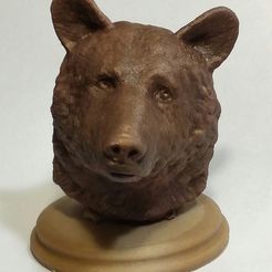 20181207_180638.jpg Archivo 3D Busto de oso negro・Diseño para descargar y imprimir en 3D