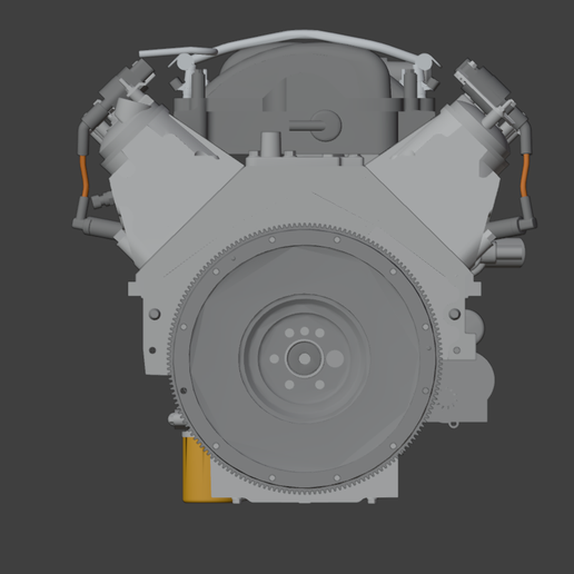 🚙 Chevrolet LS3 Engine・ STL File for 3D printing・Cults