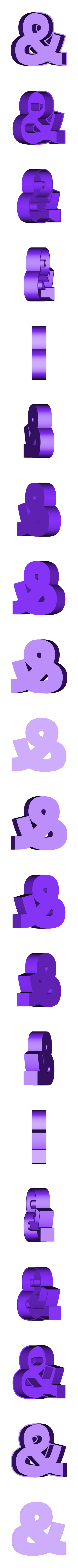 Ampersand_base.stl Ящики для писем