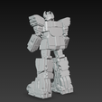 Megazord-Lego-05.png Lego Style Megazord – Block Mecha Robot STL
