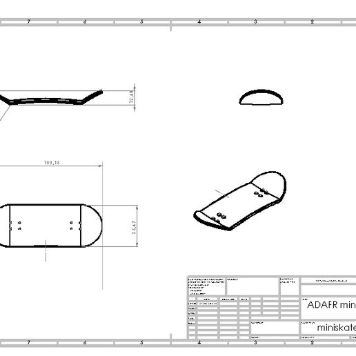 Finger miniskate 3D model