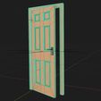 bedroom_door_render20.jpg Bedroom Door 3D Model