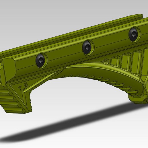 Picattiny Rail Foregrip 3D model