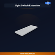 01_hero.png Light Switch Extender Plate, Lower Reach Toggle, Child - 3D Printable STL File