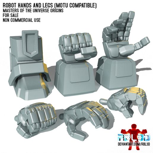RBL3D_Robot_hands_0.jpg Mãos e pernas de robô para origens motu