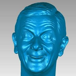 Mr Bean Head view1.JPG STL file Mr Bean Head 3D Scan・3D printer model to download