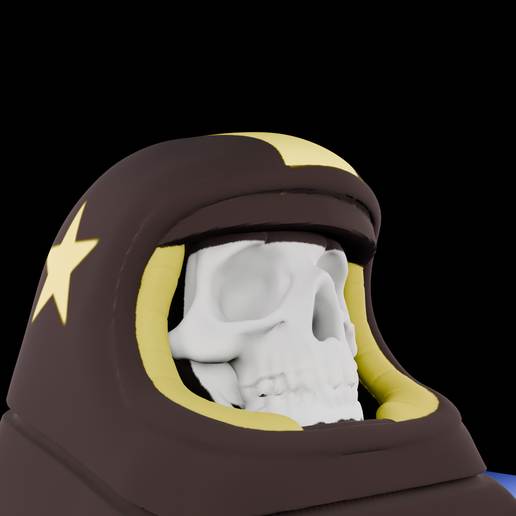 0007.png Star-Bound Trooper Helmet - Skull Visor Edition