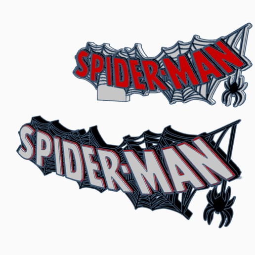 Screenshot-2025-02-05-130440.png 2x SPIDER-MAN (WEB) Logo Display by MANIACMANCAVE3D