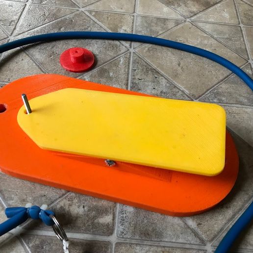 Download free STL file RC airplane bungee launcher pedal • 3D printable