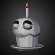 FnafCupcake34FrontHigh.png Five Nights at Freddys CupCake for Cosplay 3D print model